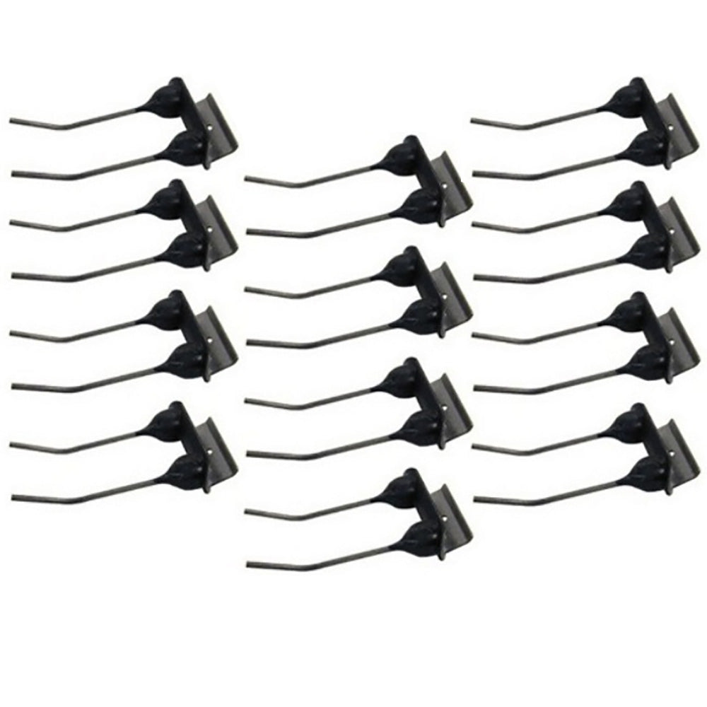 1059176M1 Qty 12: 2 Prong Rubber Mounted Tooth – Fits Massey Ferguson