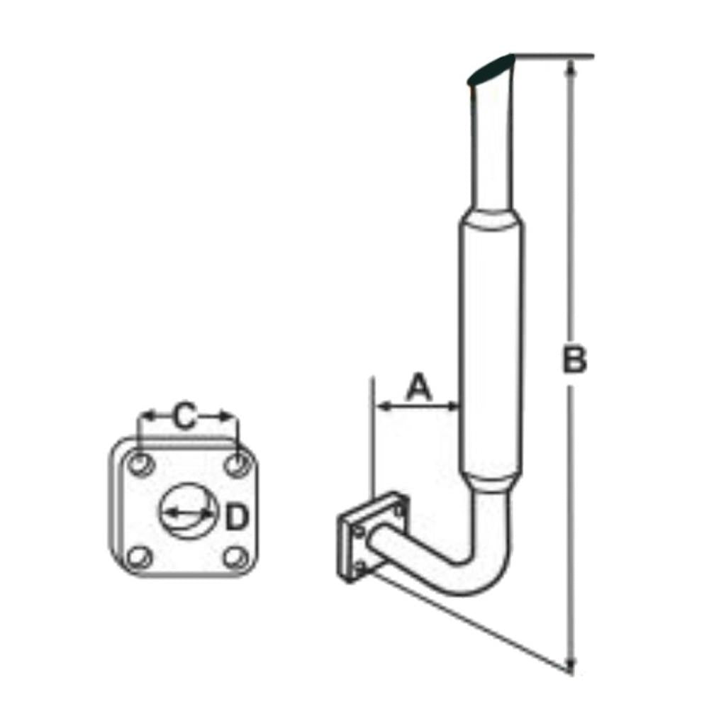 SBA314010111 MUFFLER S.70560 1000 1600 1700 – additional image 2