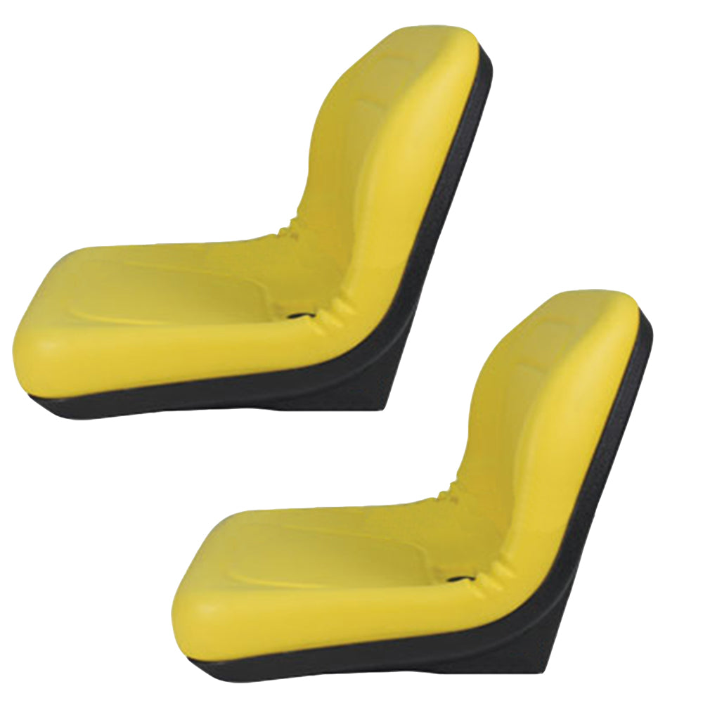B1LVA10029 (2) Two Yellow High Back Seat – Fits John Deere