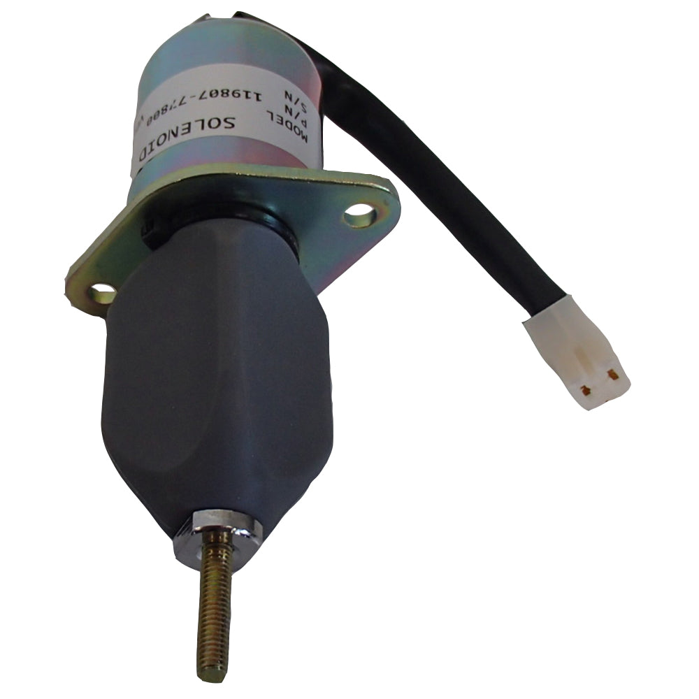425-36117 Yanmar Fuel shut off solenoid Gehl 652 Compact Excavator B4 SN AB00473 – additional image 2