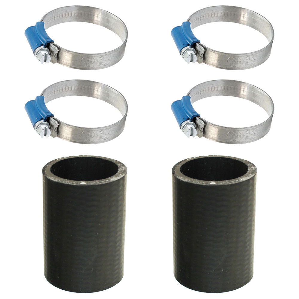 9N9652 (2) Air Cleaner Hoses with (4) Hose Clamps – Fits Allis Chalmers