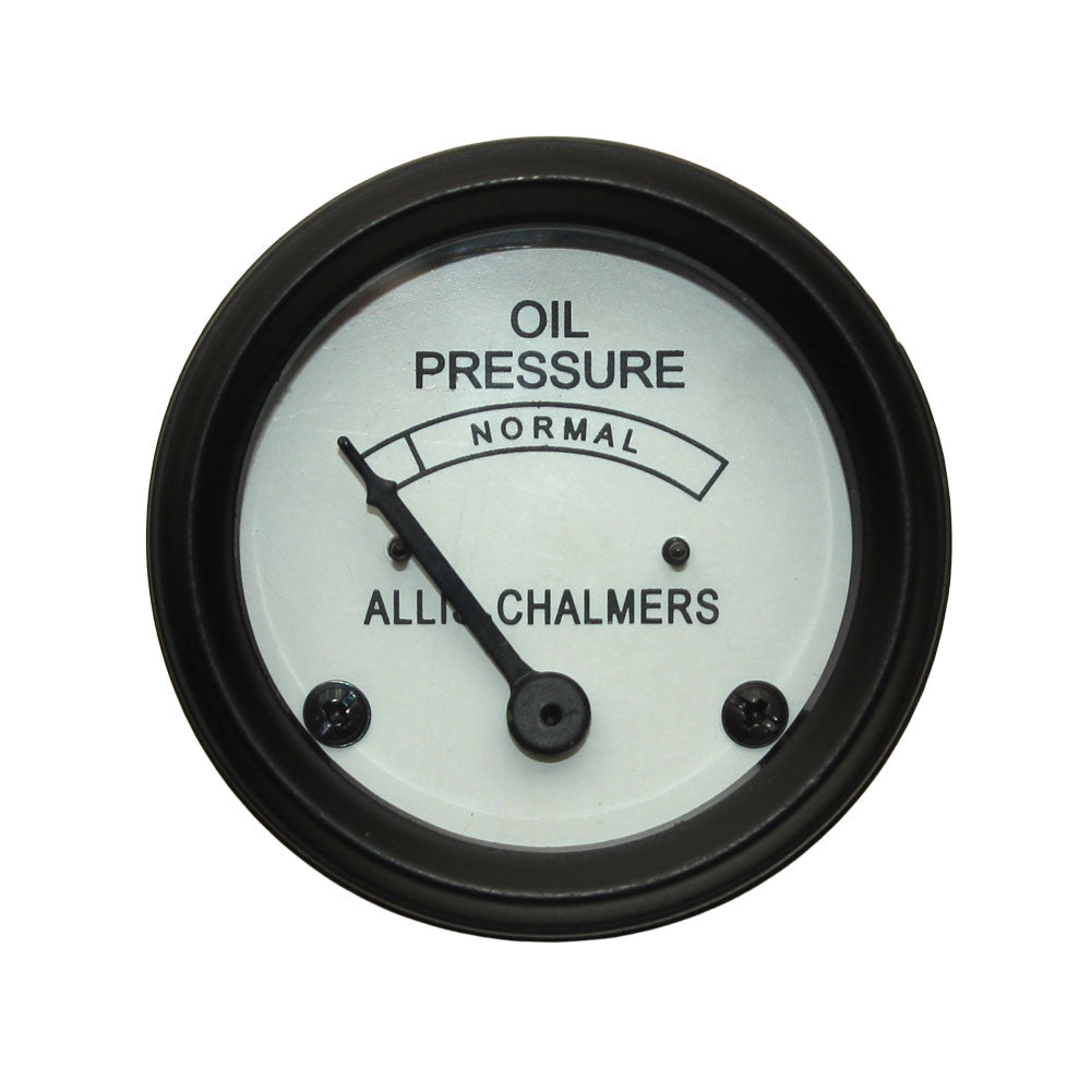 70207834 Black Bezel Oil Pressure Gauge – Fits Allis Chalmers