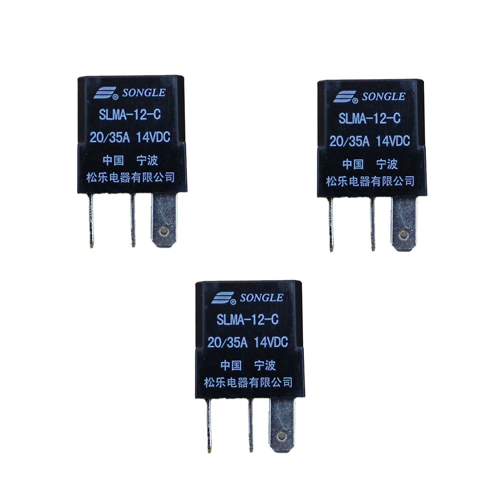 332/C3148 (3 Pk) 12 Volt Micro Relay – Fits JCB