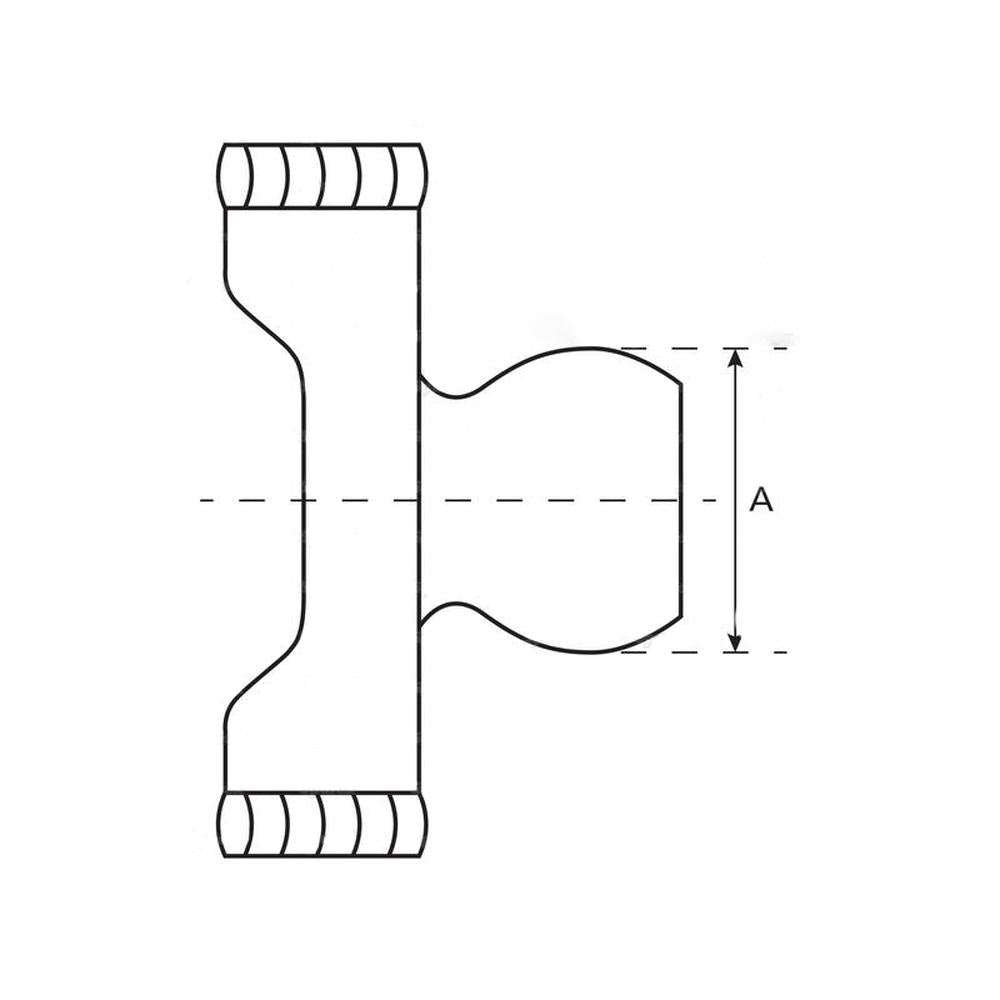 2111810 PTO Wide Angle Tube Yoke Size: 34.5 x 4mm, Ref: OvGA. – Fits Walterscheid – additional image 3