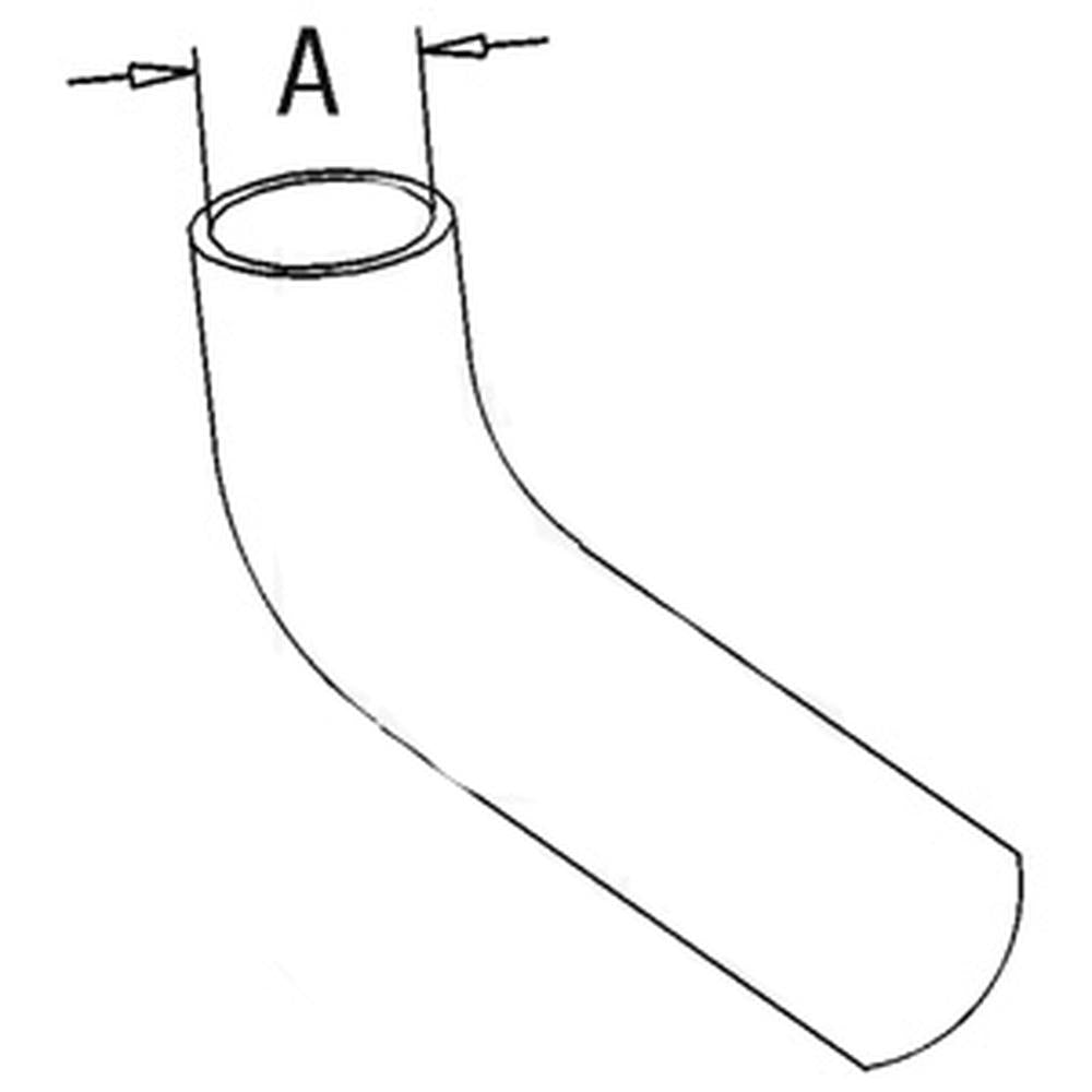 194299M1-1 1.625" Upper Radiator Hose – Fits Massey Ferguson