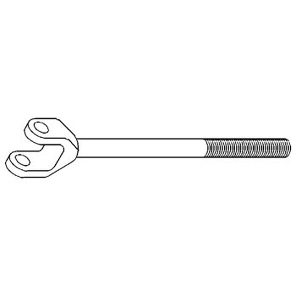 826410M92 Left-Hand Yoke with 0.750" Rod – Fits Massey Ferguson