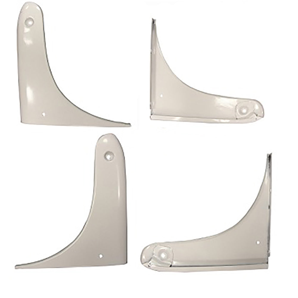 8N16618 LEFT + RIGHT HOOD SIDE PANEL DOGLEGS