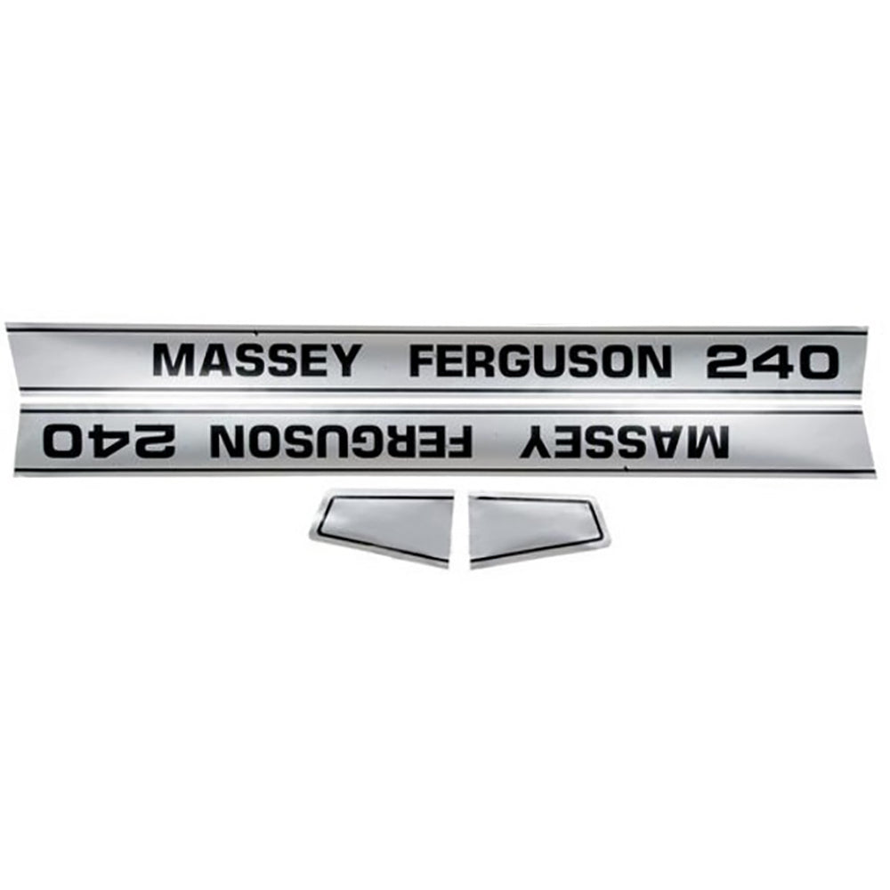 1681728M2 Hood Decal Set – Fits Massey Ferguson