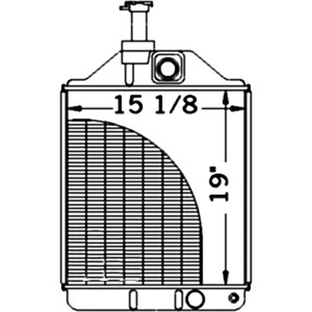 531980M94 Radiator – Fits Massey Ferguson – additional image 2