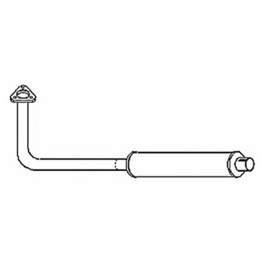 181600M91 Muffler & Pipe Assembly – Fits Massey Ferguson – additional image 4
