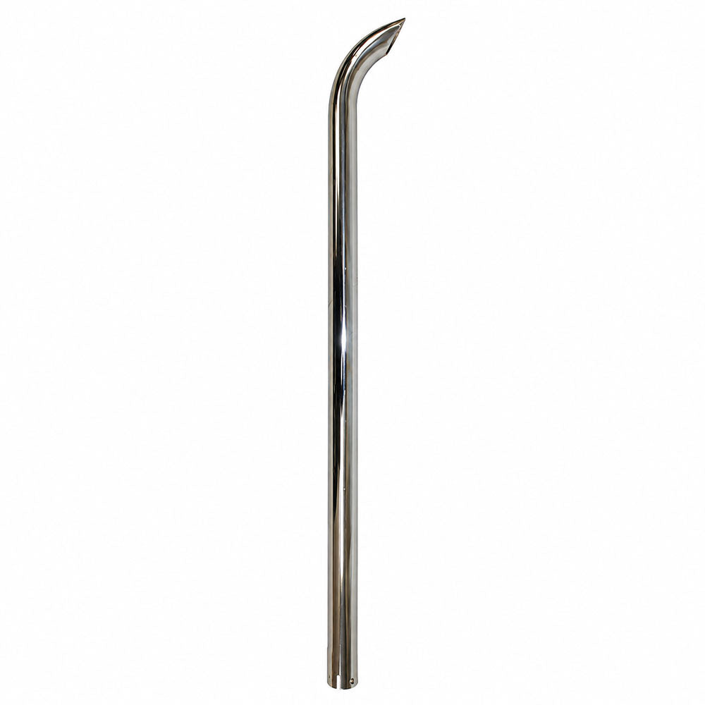 ZNL89020C 48" Curved Chrome Exhaust Stack 2" ID – Fits Belarus – additional image 2