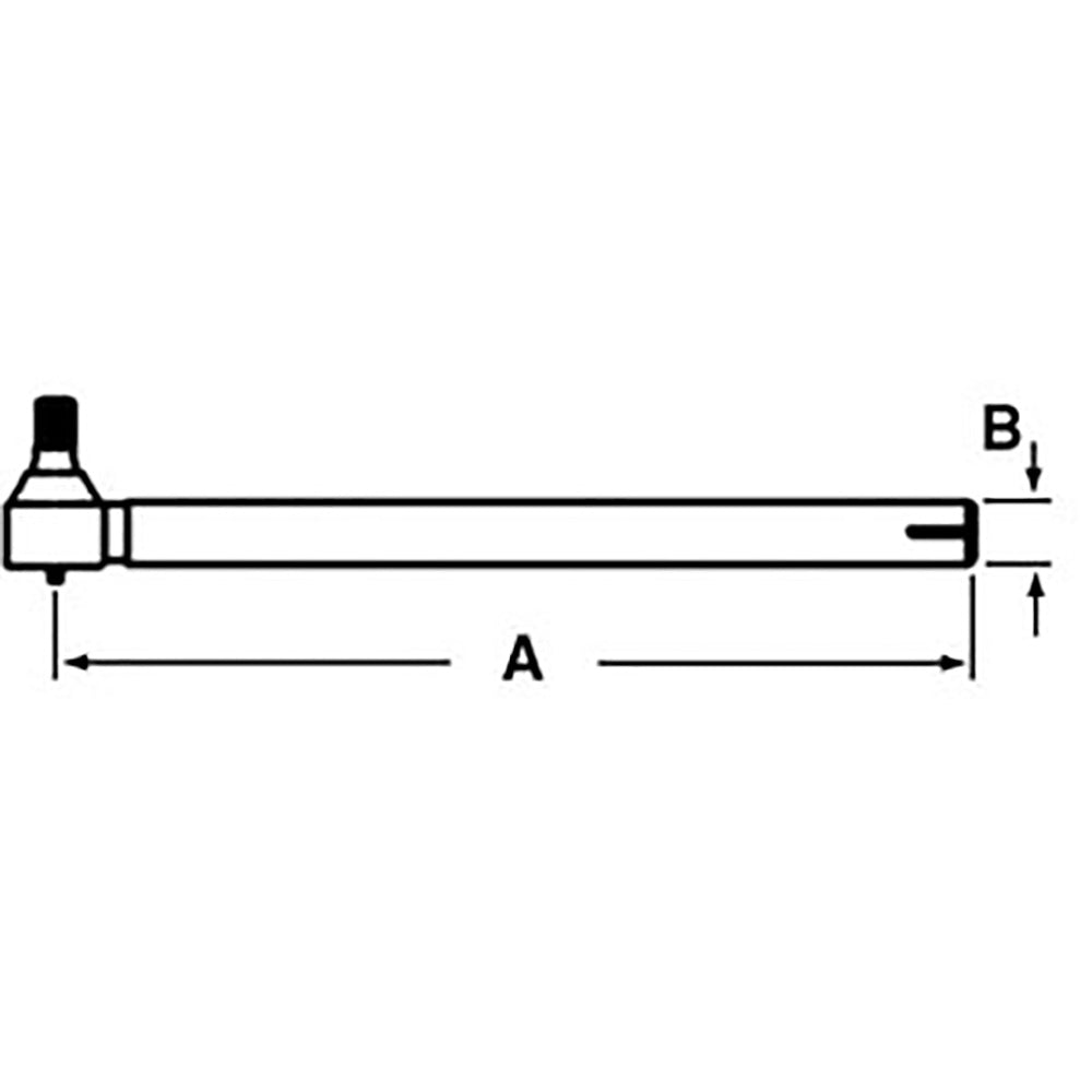 382569R92 Tie Rod Tube with End – Fits Case IH