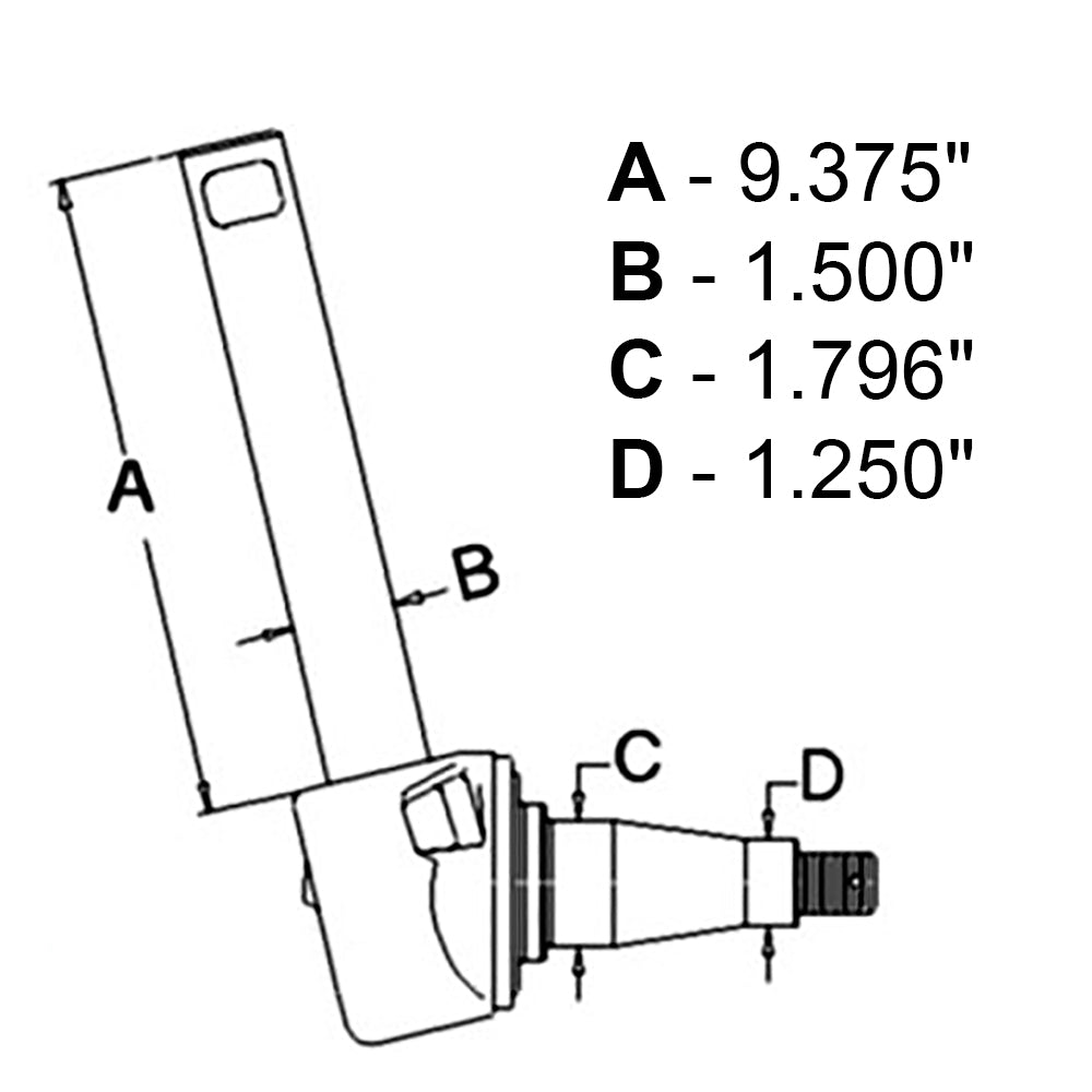 514572M92 Universal Spindle – Fits Massey Ferguson