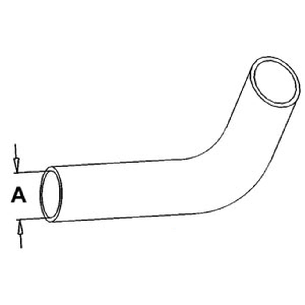 R38312 Upper Radiator Hose – Fits John Deere