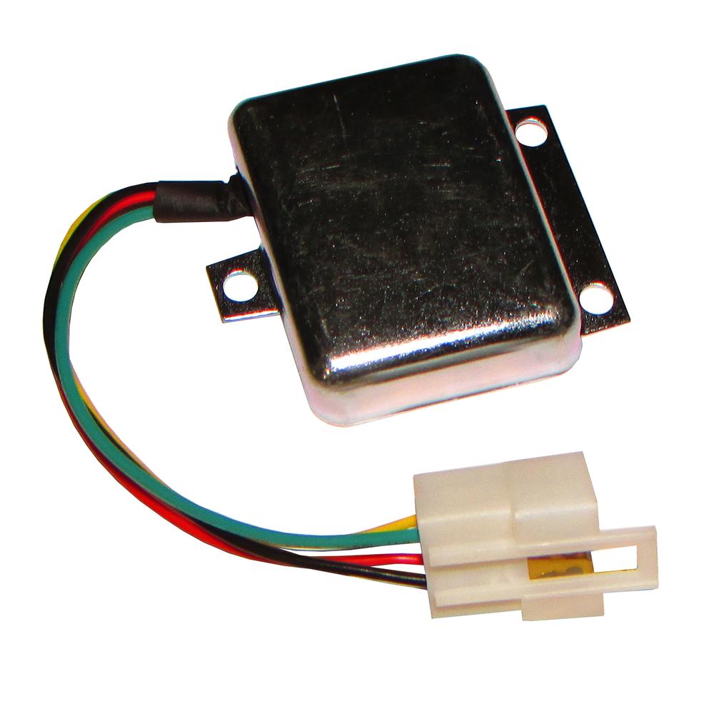 105-139 Voltage Regulator - 12 Volt - 4 Spade Plug – Fits John Deere