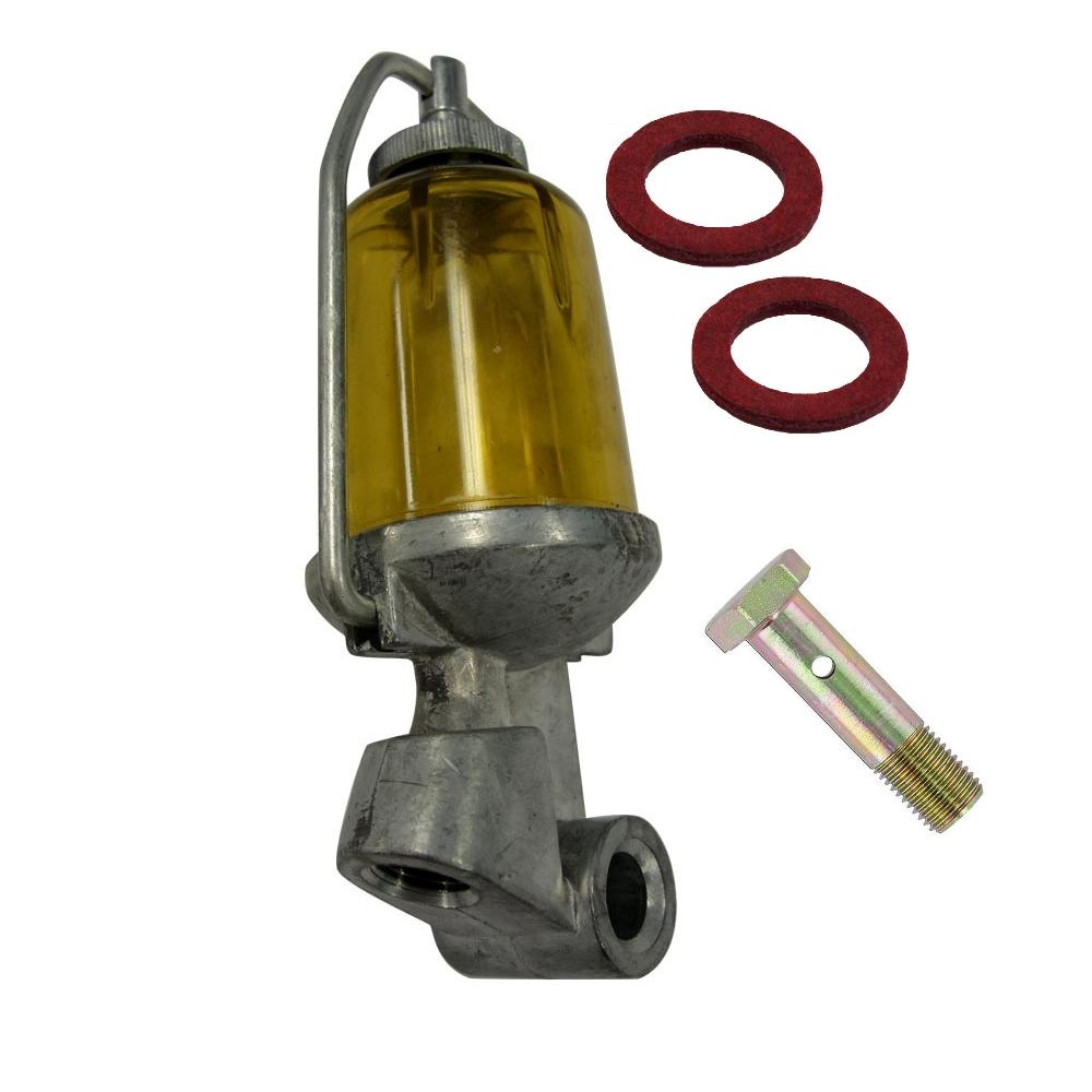 NCA9155D Fuel Sediment Bowl w/ 2 Gaskets & Retaining Bolt