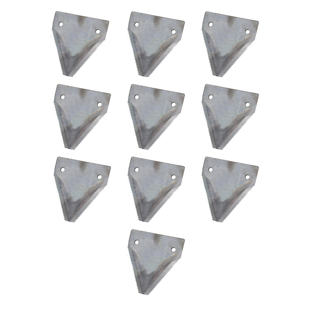 81A12 Set of Ten Extra Heavy Under Serrated Section 211-003 – Fits Ford / New Holland