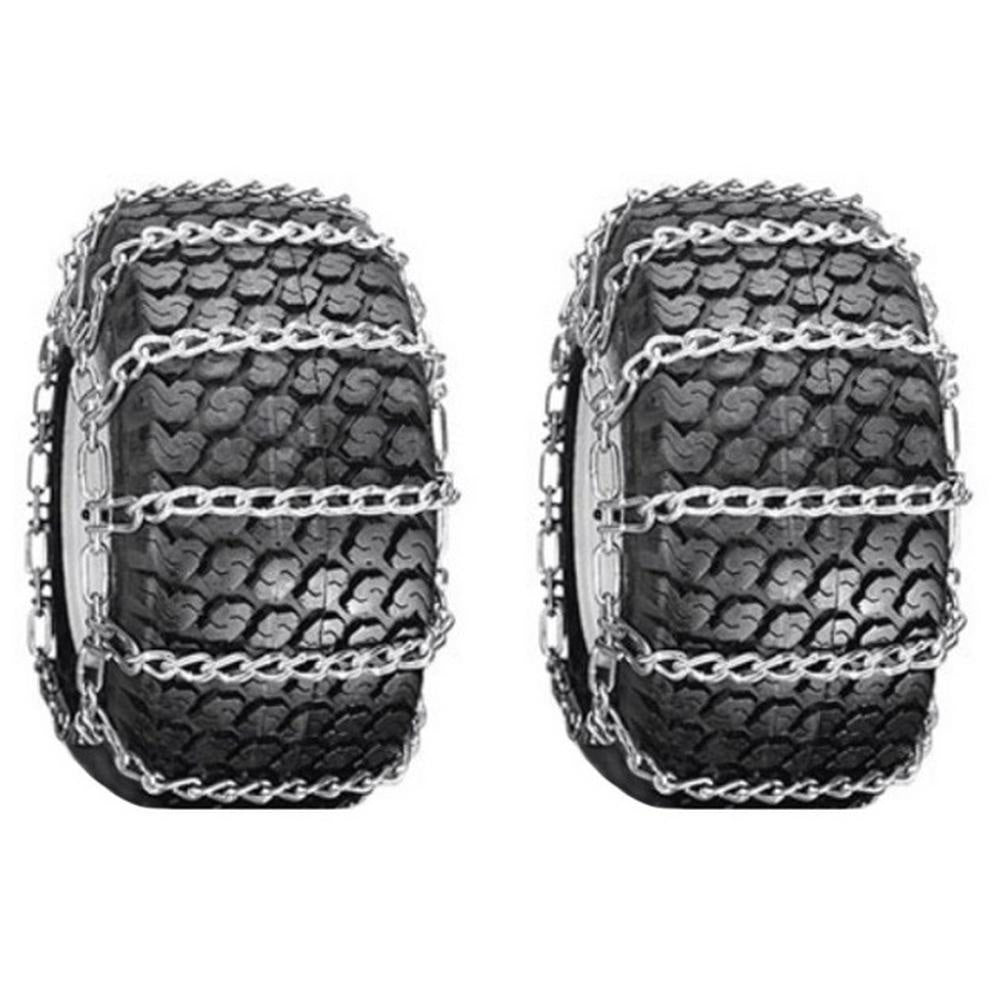 1062256 x 9.5 x 8 Link Tire Chains (Pair of 2) – Fits Long