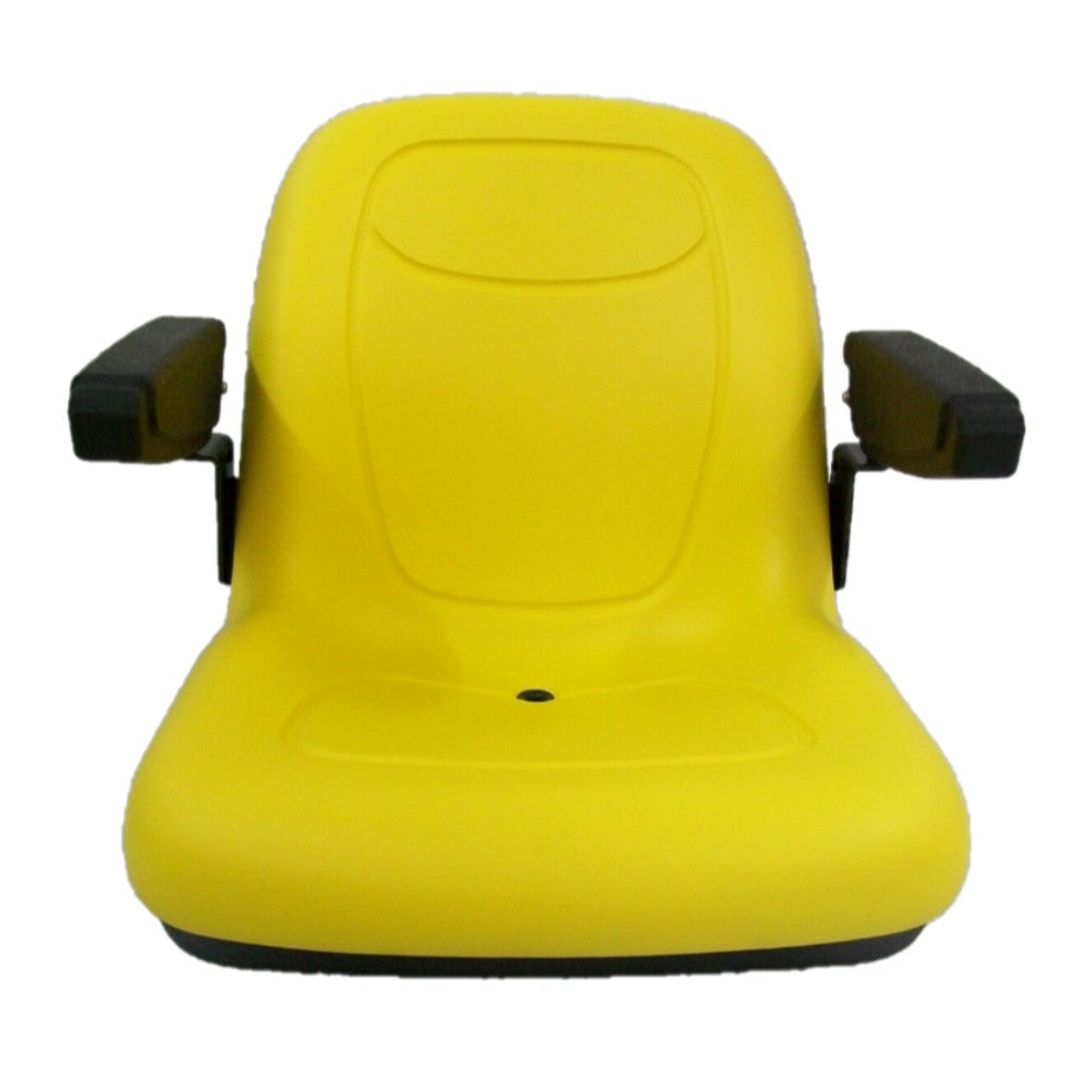 AM135712 Yellow Uni Pro Bucket Seat with Armrests – Fits John Deere – additional image 2