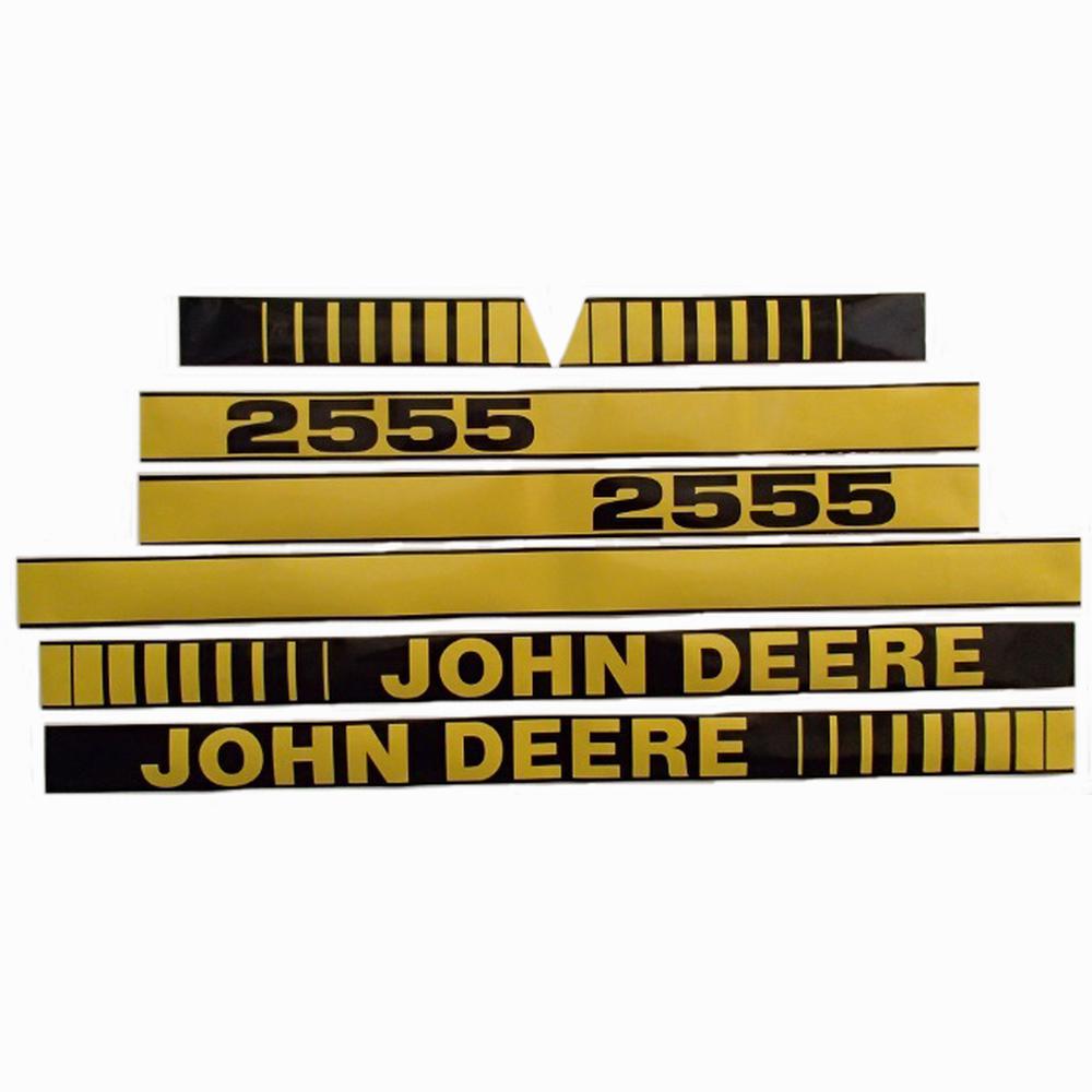 JD2555 Hood Decal Set – Fits John Deere