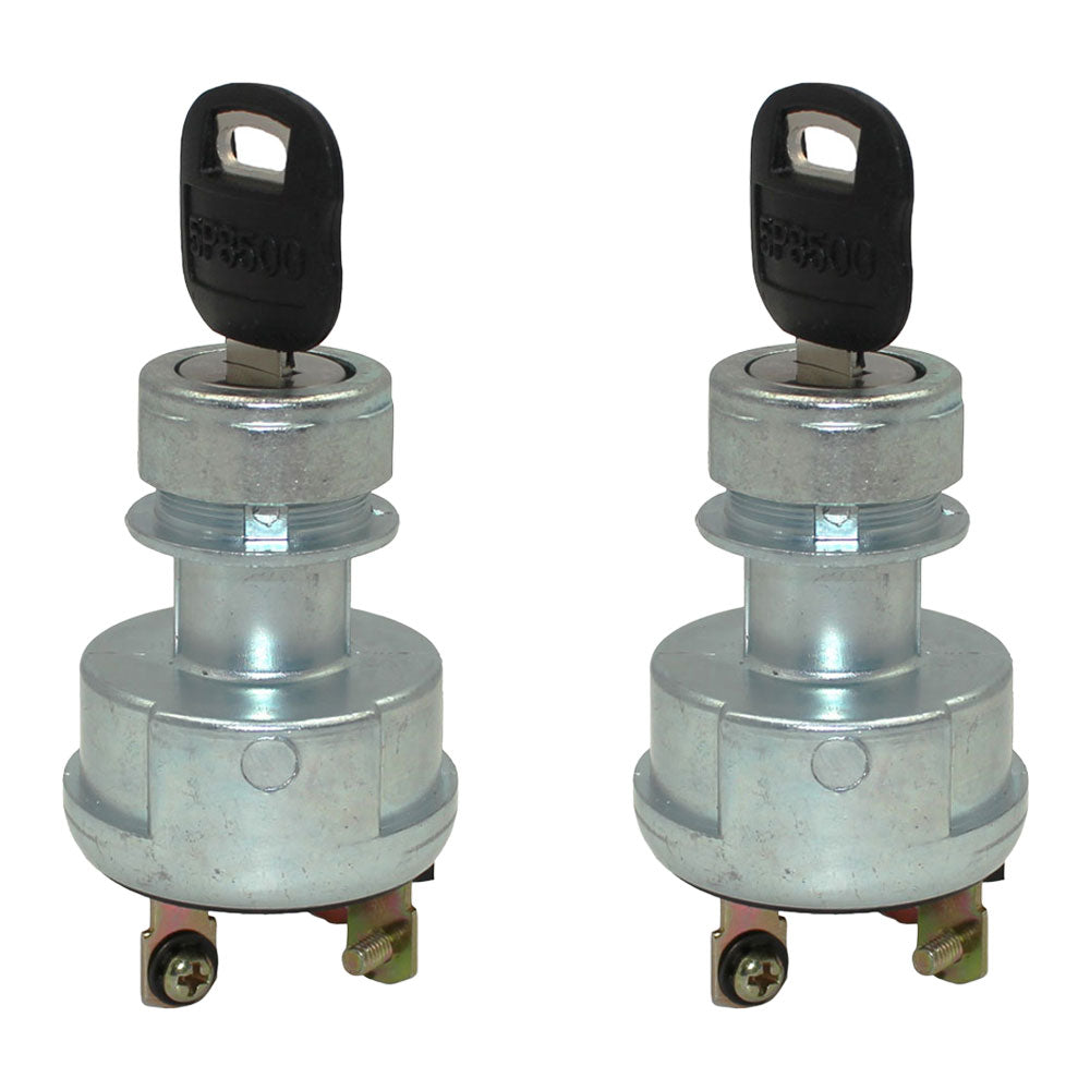 095-9269 Qty 2: Ignition Key Switch w/ 2 Keys – Fits Caterpillar