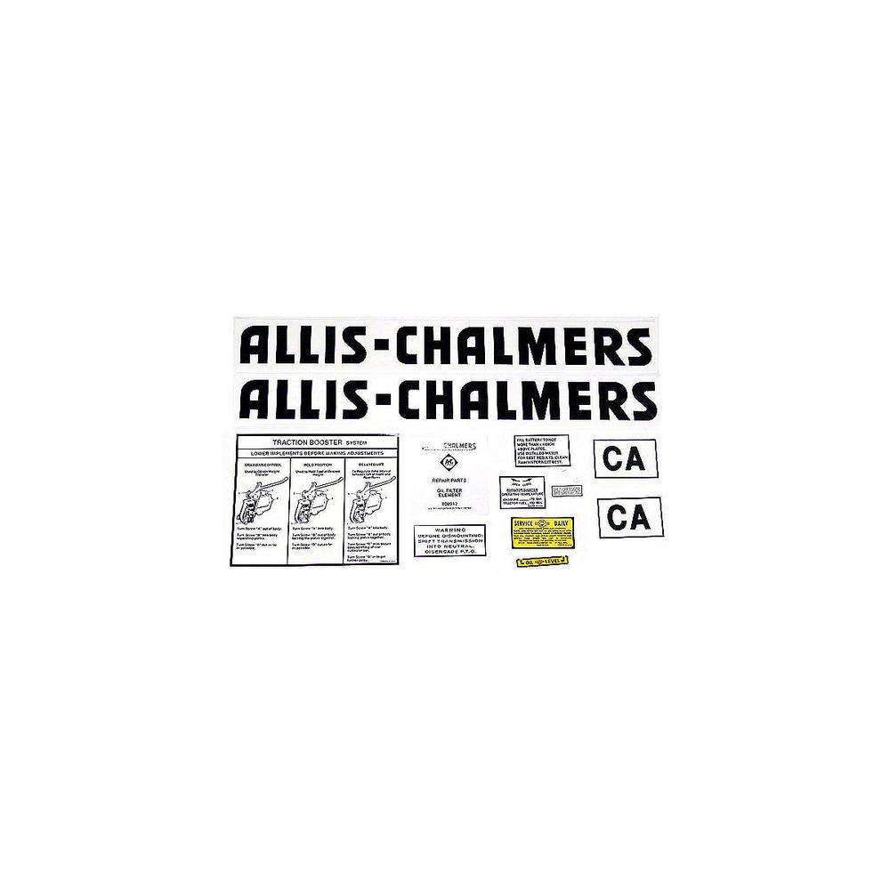 225338 AC CA: Mylar Decal Set