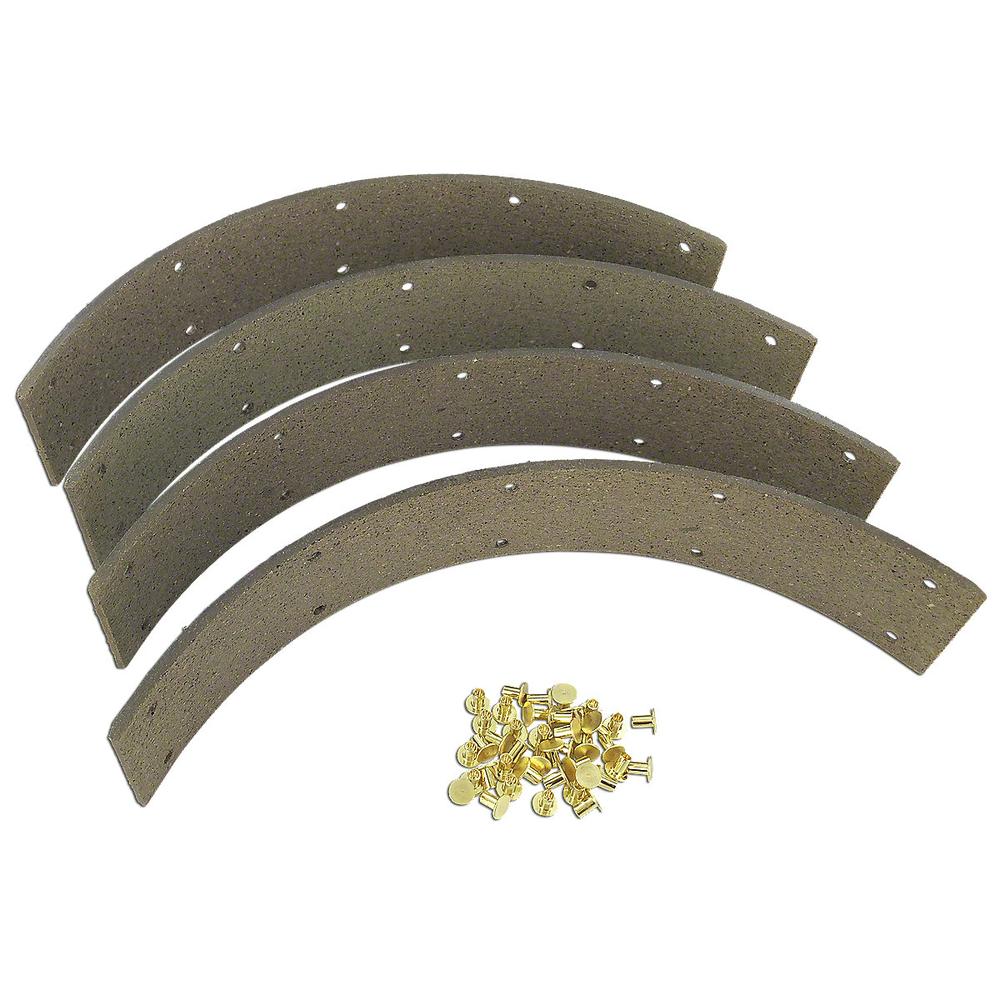 JT9170 Brake Lining Kit With Rivets (Set Of 4) – Fits Minneapolis Moline
