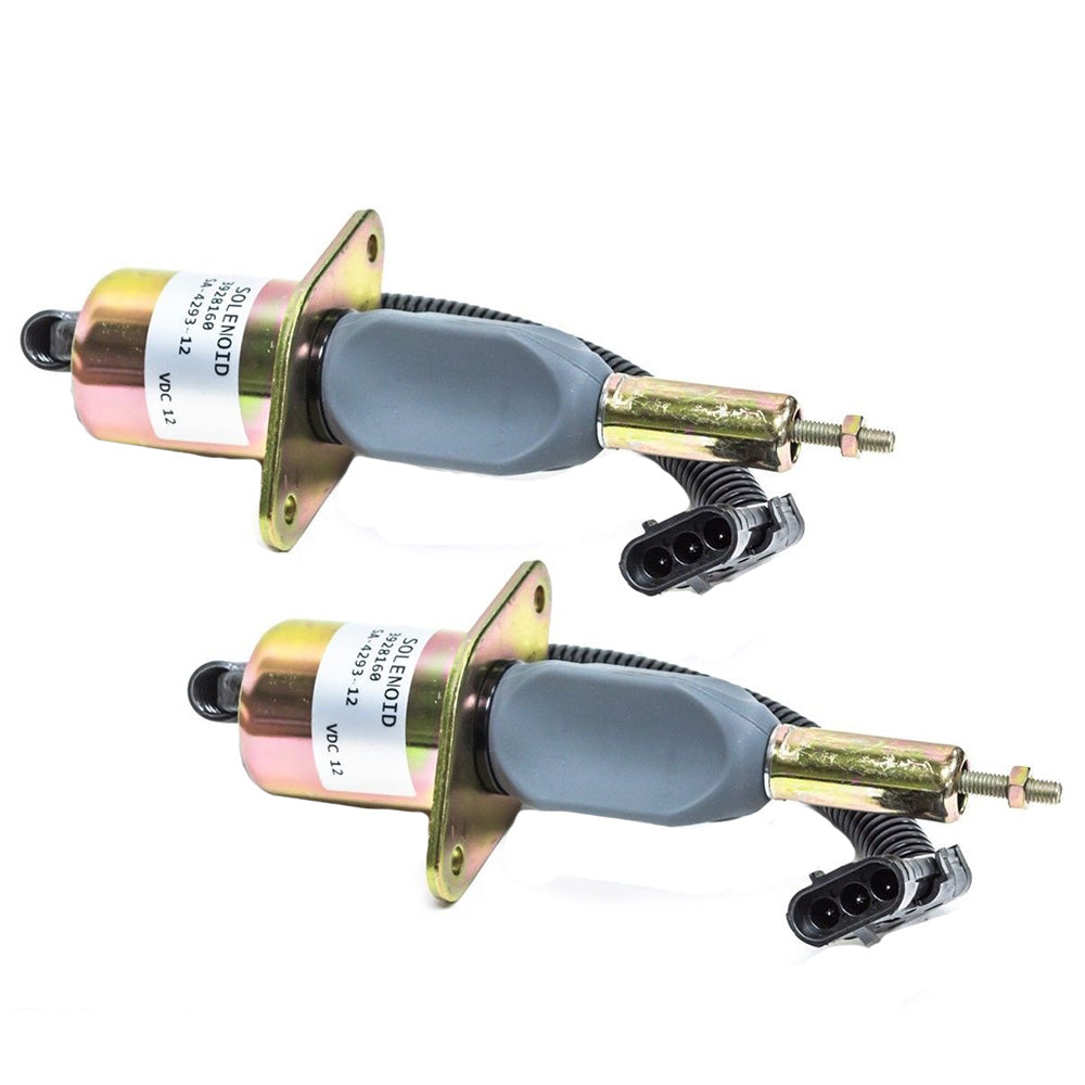 J928160 Qty 2: Fuel Solenoid – Fits Case / International Harvester