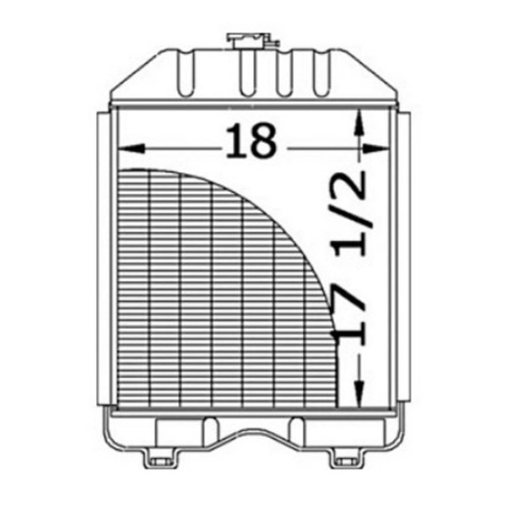 1545372060 Radiator – Fits Kubota – additional image 3