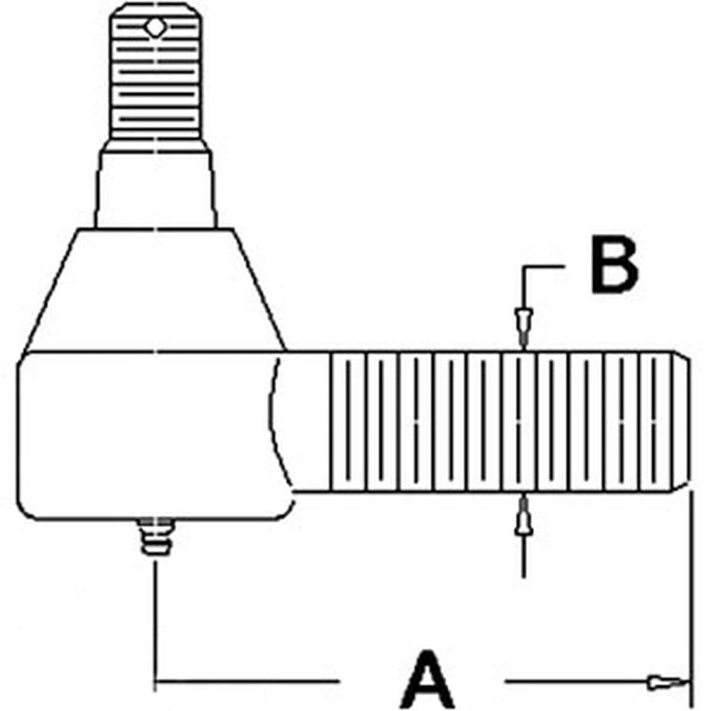 AH94057 Cylinder End – Fits John Deere