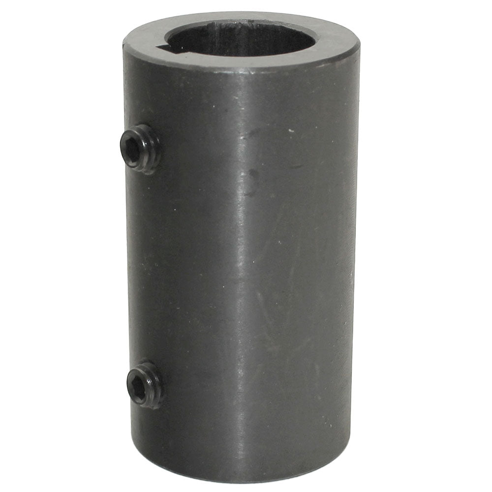 SHFTR-1600 Shaft Coupler 1" Round Bore 3" Length 1 5/8" OD Black Oxide Finish
