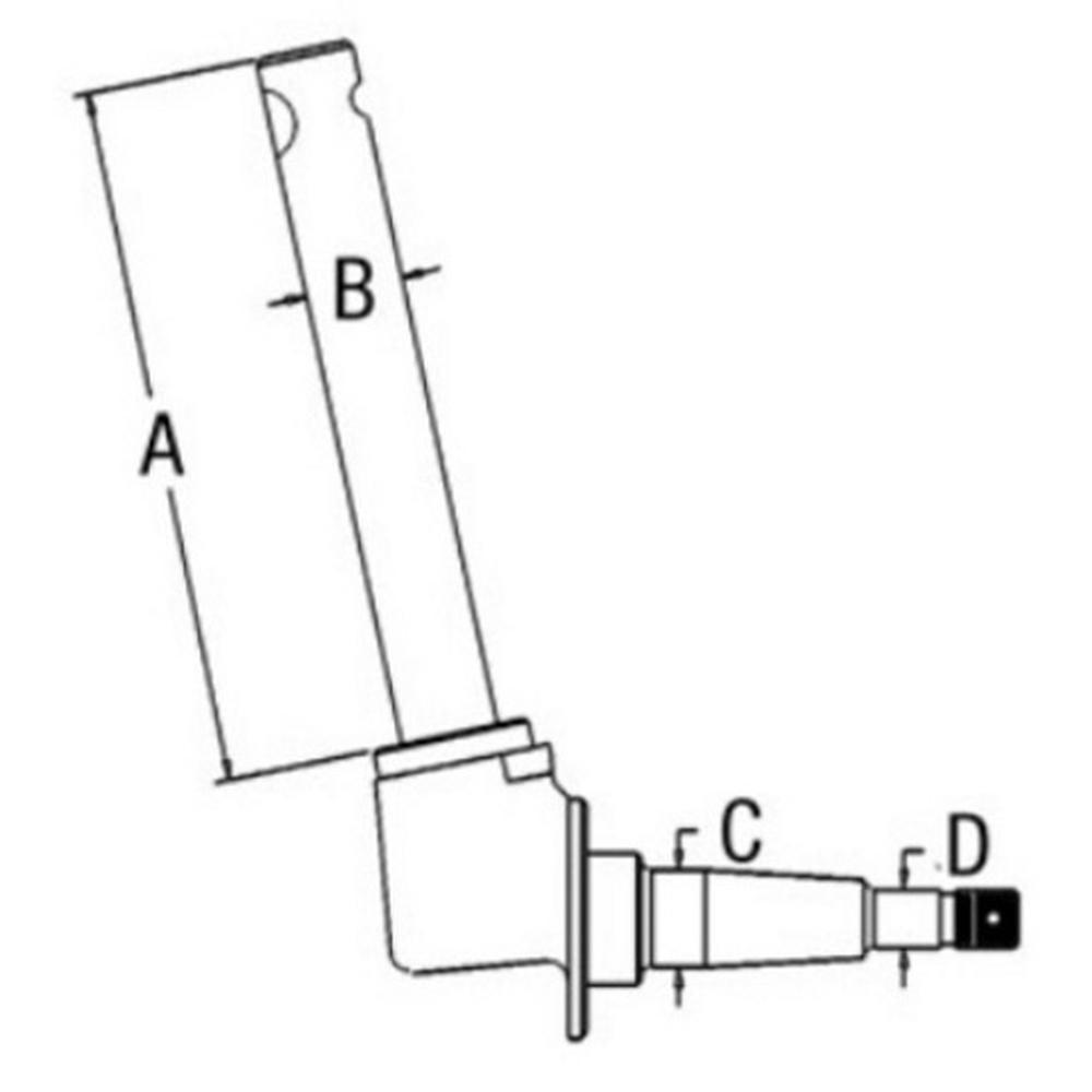 106460AA LH Left-Hand Front Axle Spindle