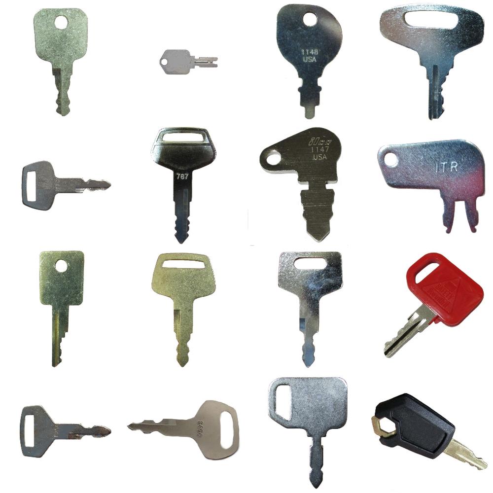 AT145929 Heavy Equipment Key Set Construction Ignition 20 Key Ring With Specific Machines