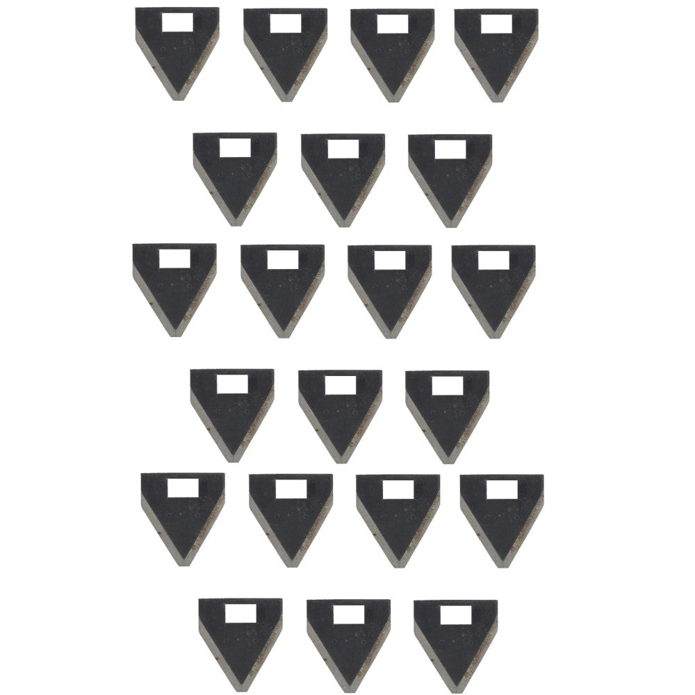 87106692 Set of (21) Straw Chopper Knife Sections For Case/IH Combine 9120 8250+ – Fits Case IH