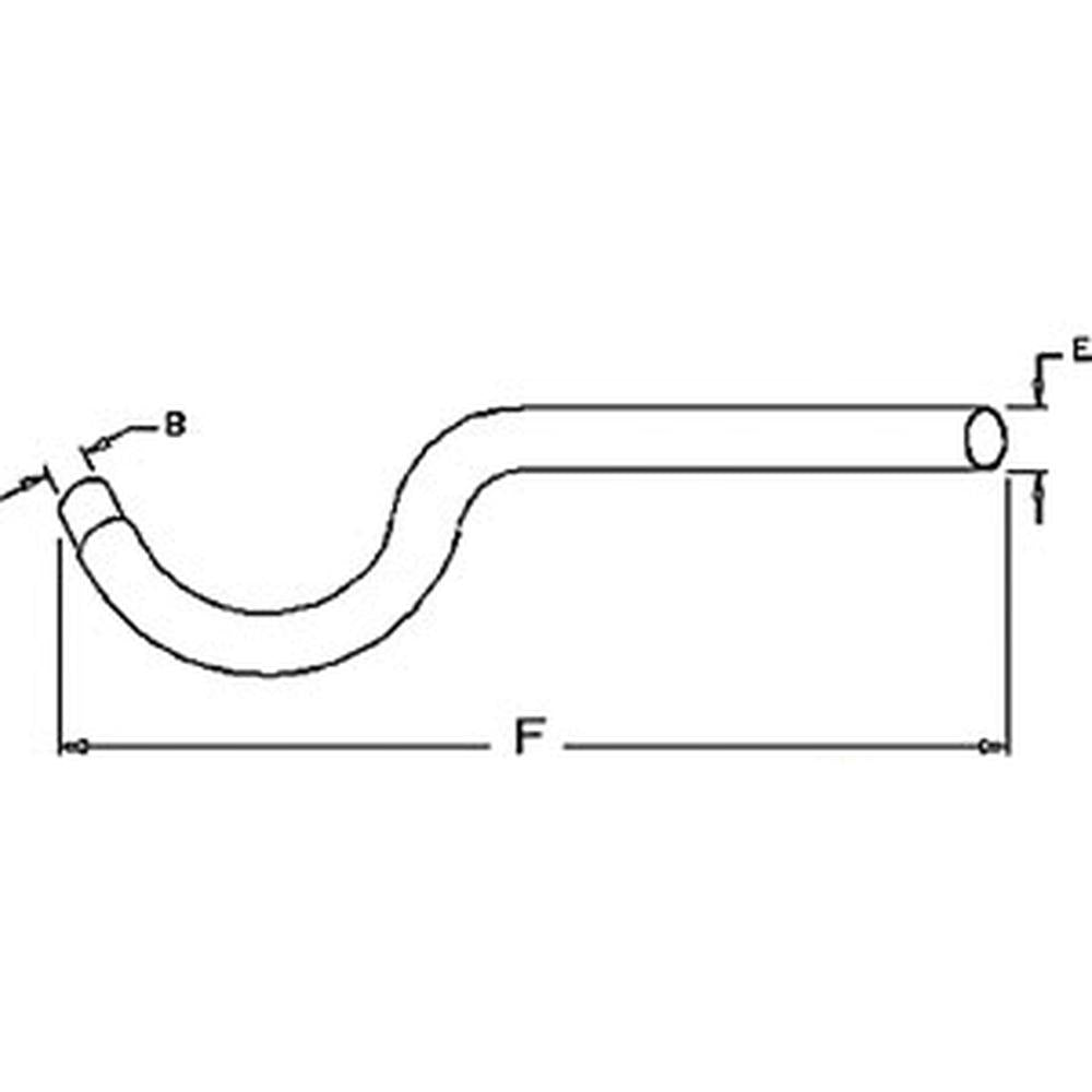 1E421A Exhaust Pipe – Fits Oliver