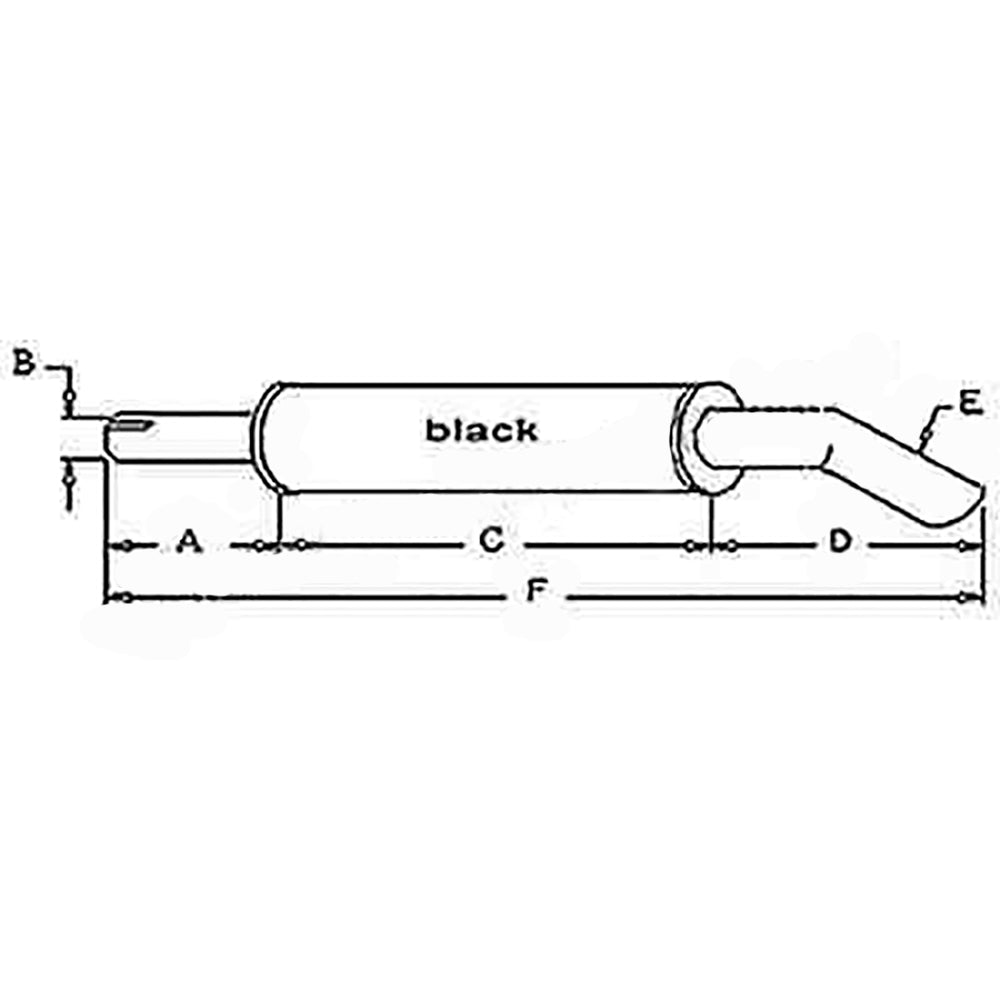 194431M1 Mufflers – Fits Massey Ferguson – additional image 2