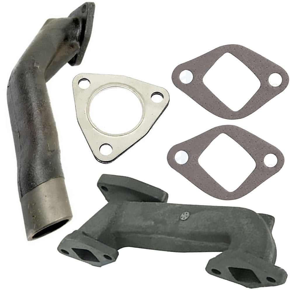 736218M1 Manifold w/ Gaskets & Elbow – Fits Massey Ferguson