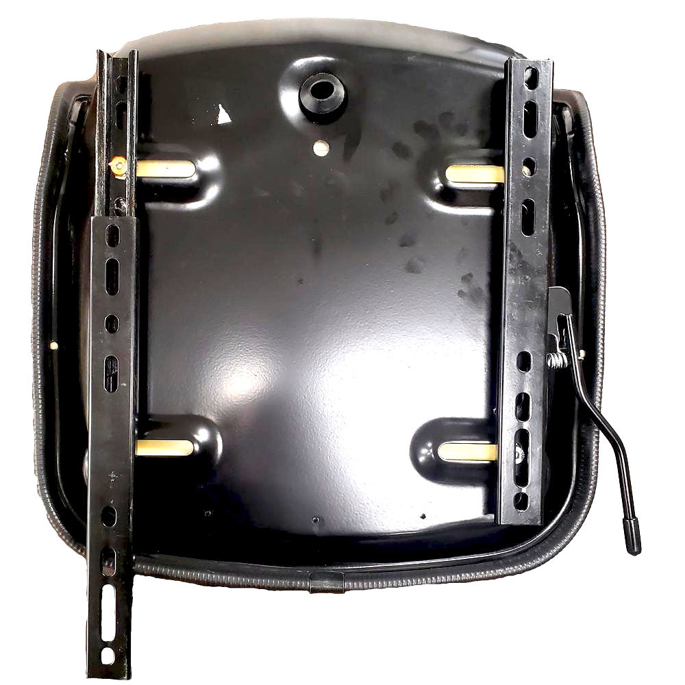 533813M96 Universal Forklift High Back Seat with Adjustable Rails Black Vinyl – additional image 2