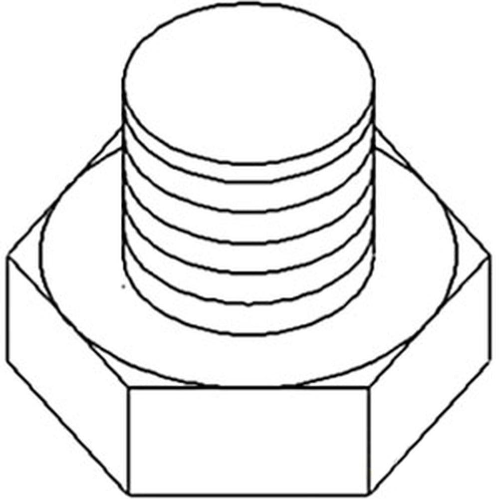 32186404 Oil Pan Drain Plug – Fits Massey Ferguson – additional image 3