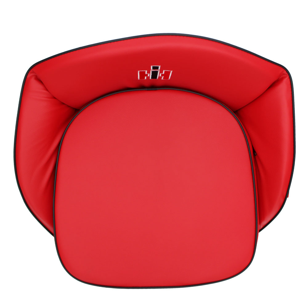 Red Deluxe Seat Cushion with Logo – Fits International Harvester – additional image 6