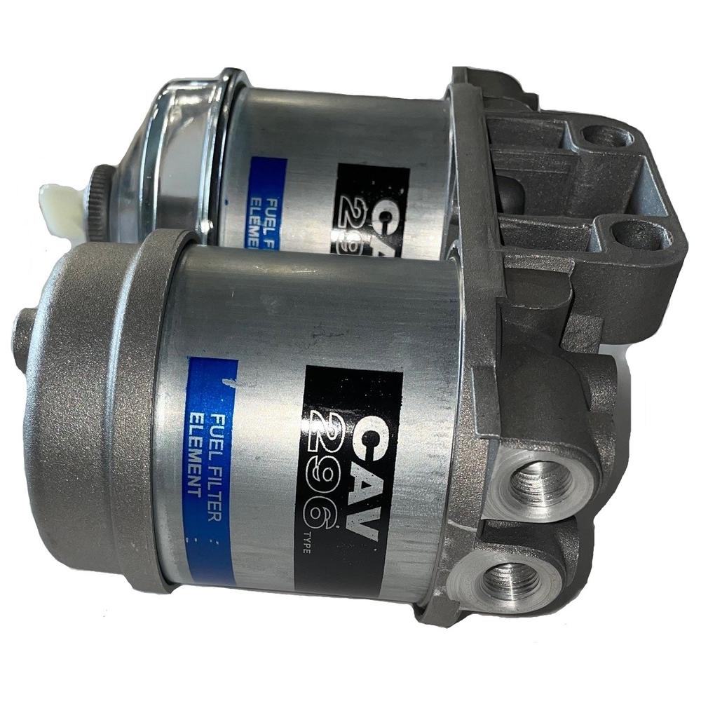 3003-3102 Diesel Fuel Filter Assembly - CAV type Double Filter 1/2" Ports – additional image 4