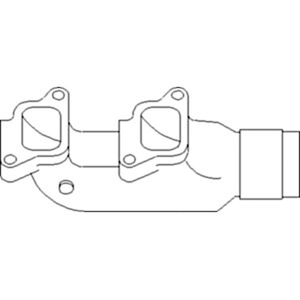 1109-9914 Rear Exhaust Manifold