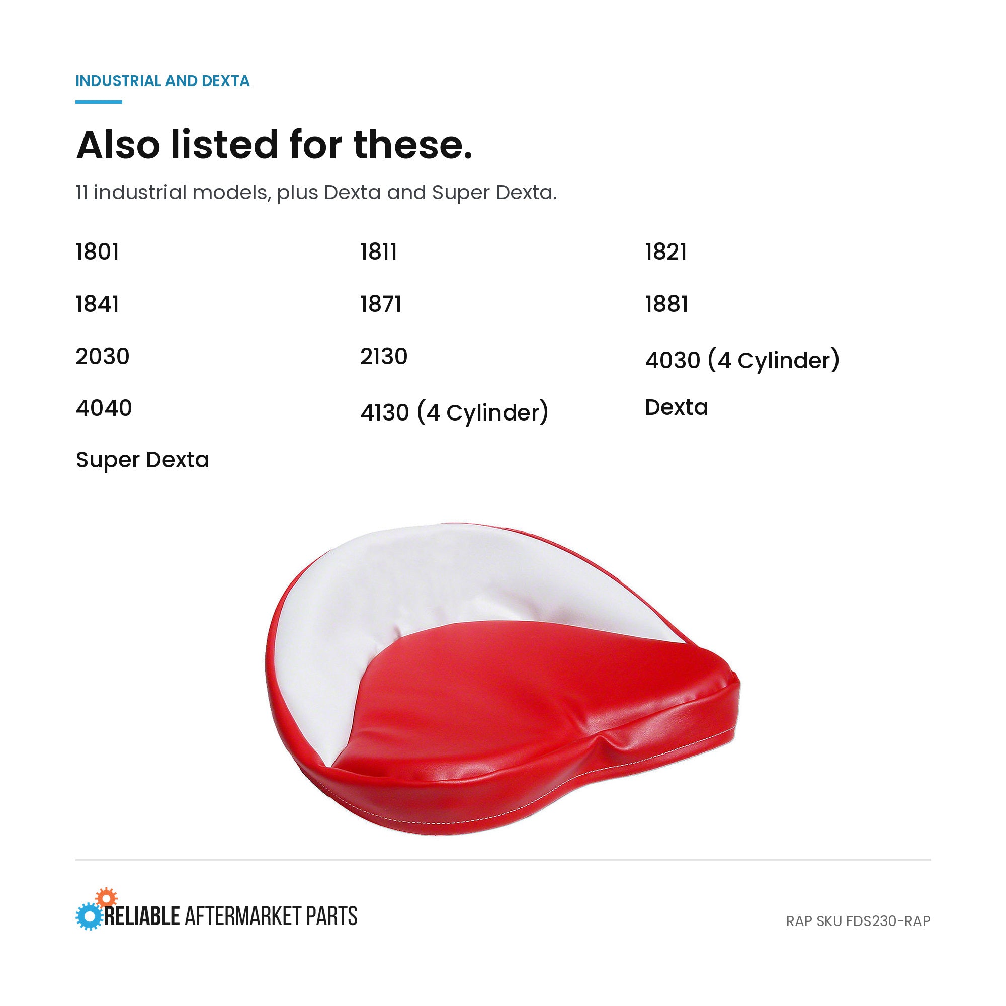 Red & White Seat Cushion – additional image 6