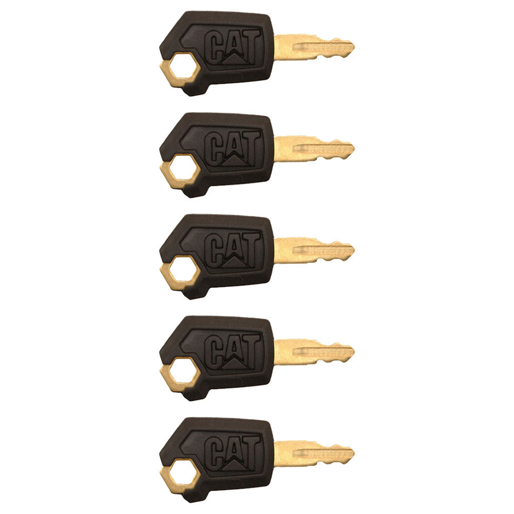 5P-8500 Qty 5: Ignition Key - Updated Design – Fits Caterpillar