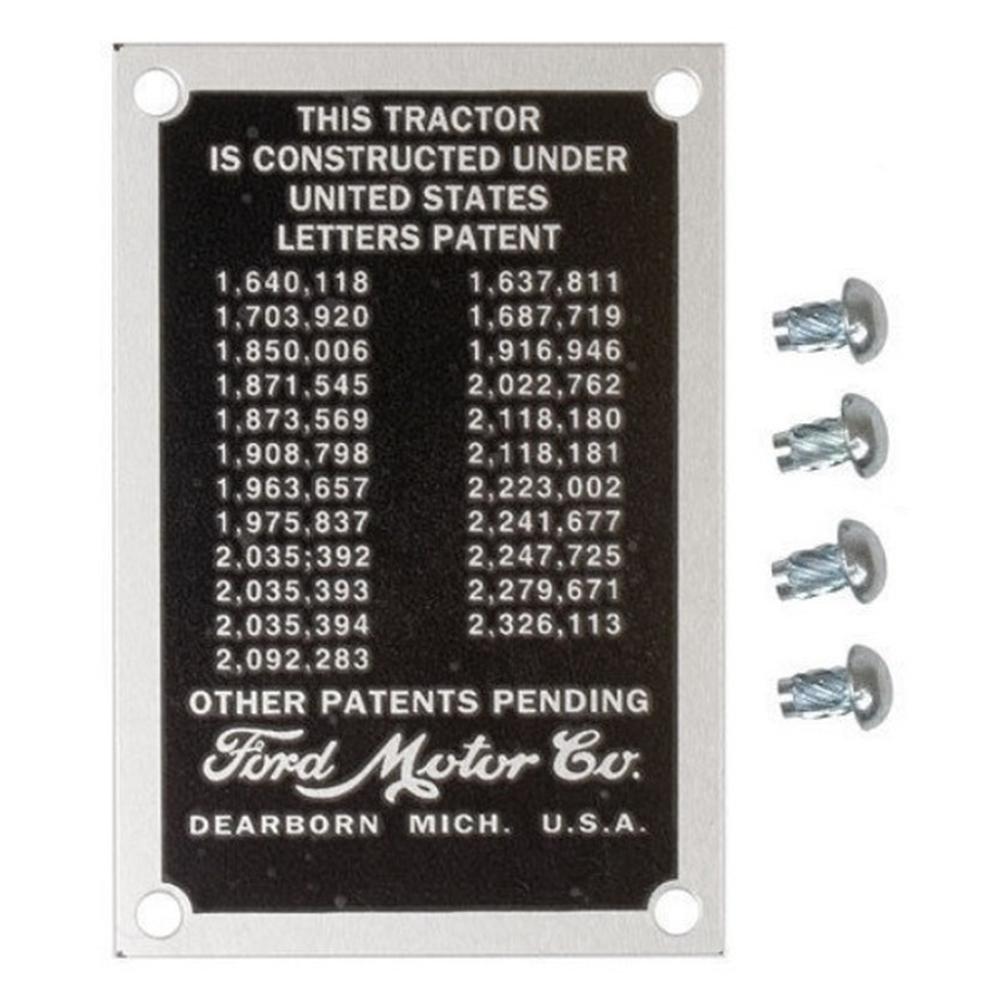 9N14001 Plate – Fits Ford / New Holland