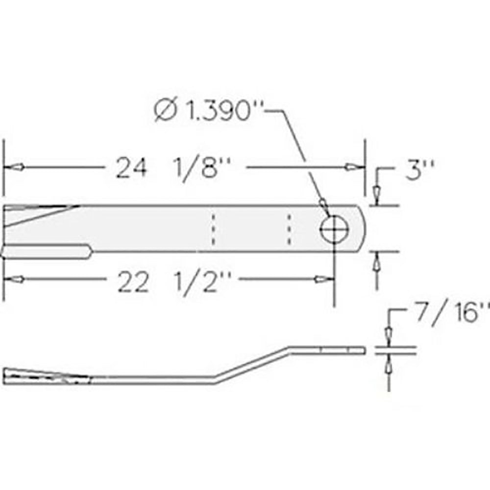 00761319 CCW Suction Rotary Cutter Blade – Fits Rhino – additional image 2
