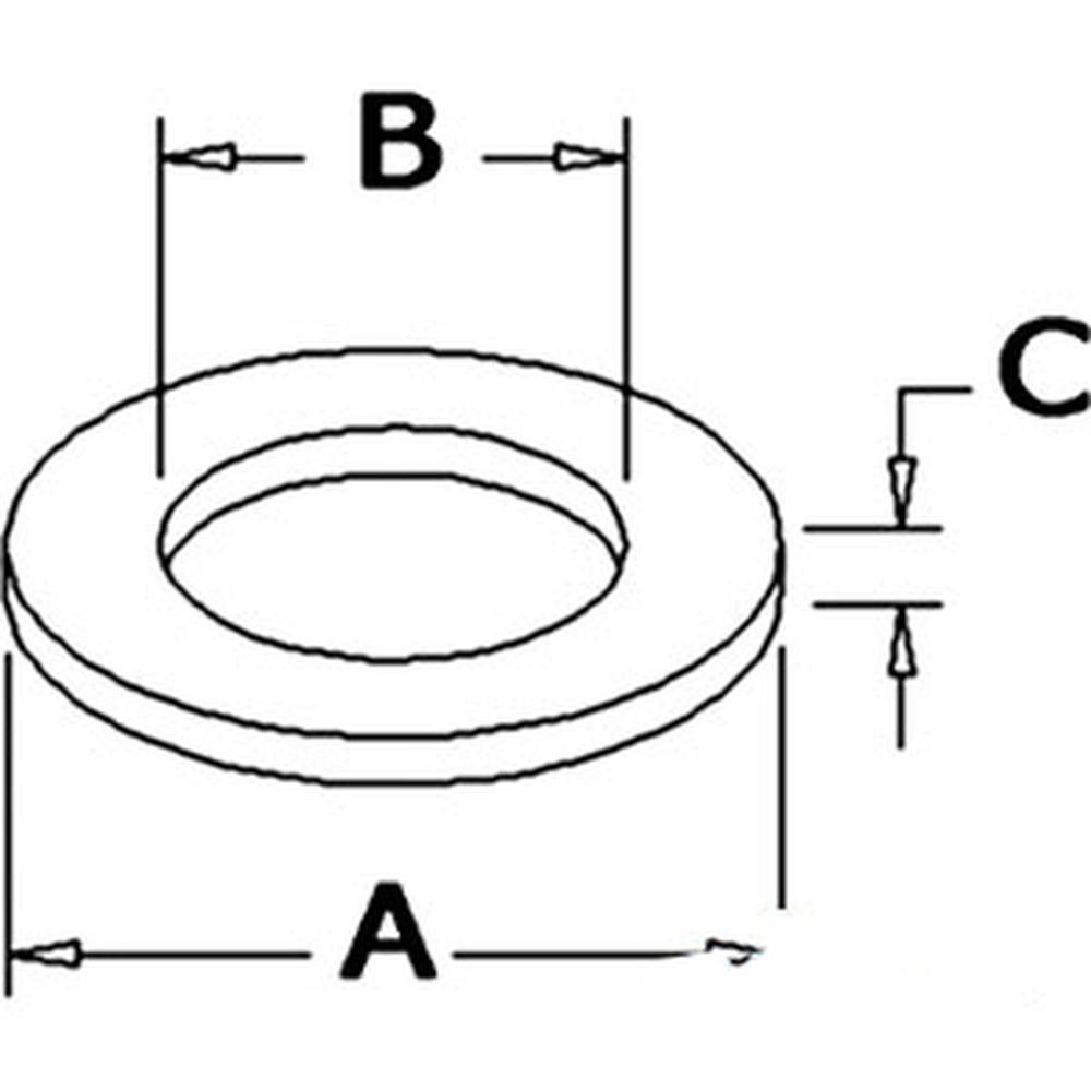 98A751W Spindle Tab Washer – additional image 2