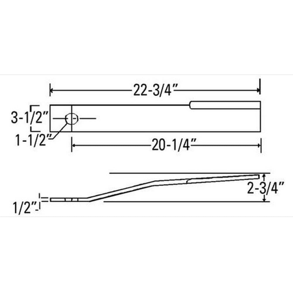 1251401 CCW Rotary Cutter Blade – Fits John Deere – additional image 3