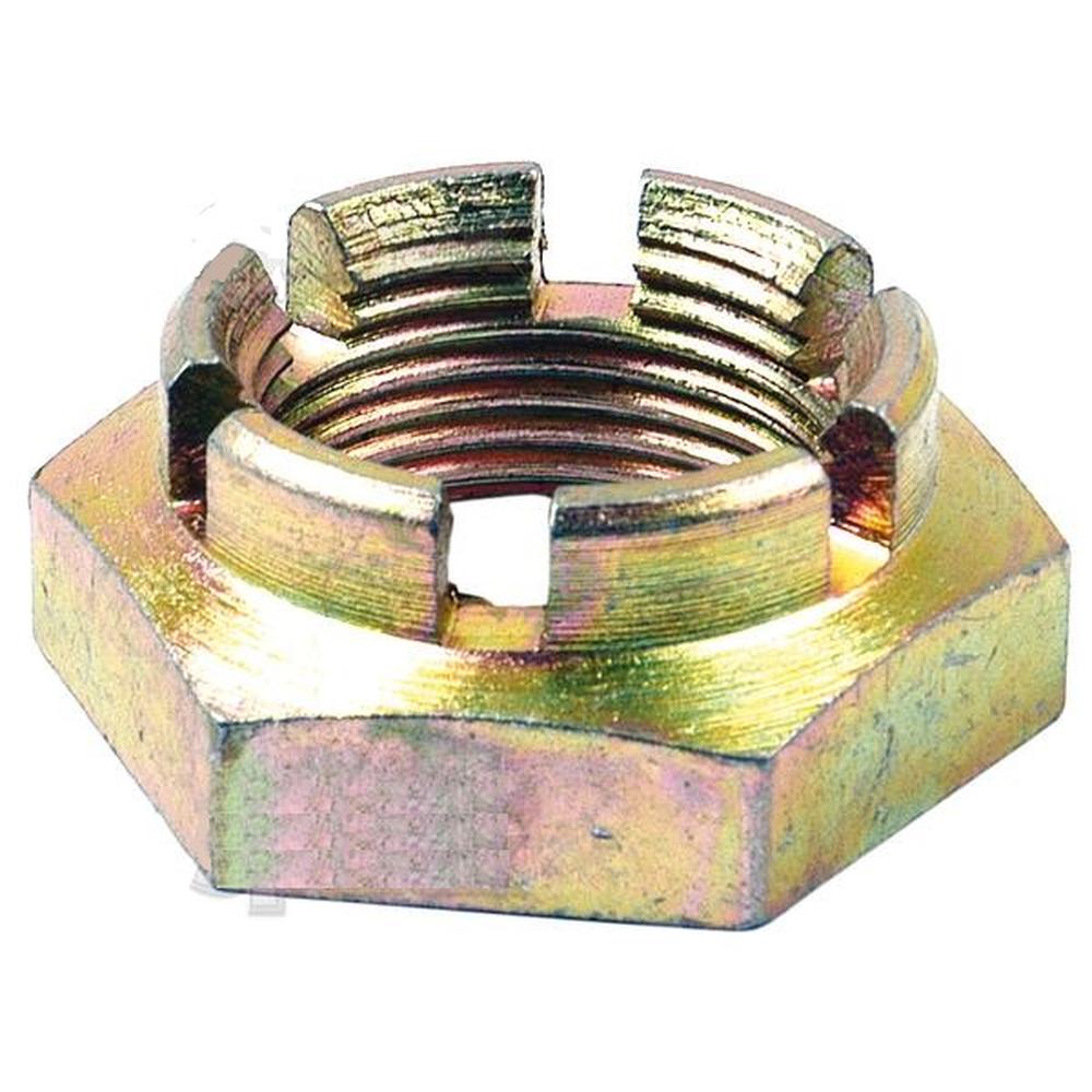 Castle Nut, Size: 1 1/4'' UNF (Din 935) – Fits Landini