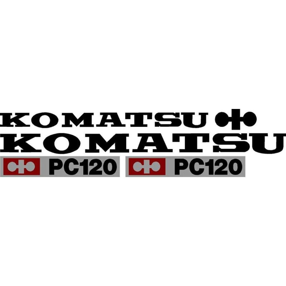 KMPC120-2DECALSET Decal Set – Fits Komatsu